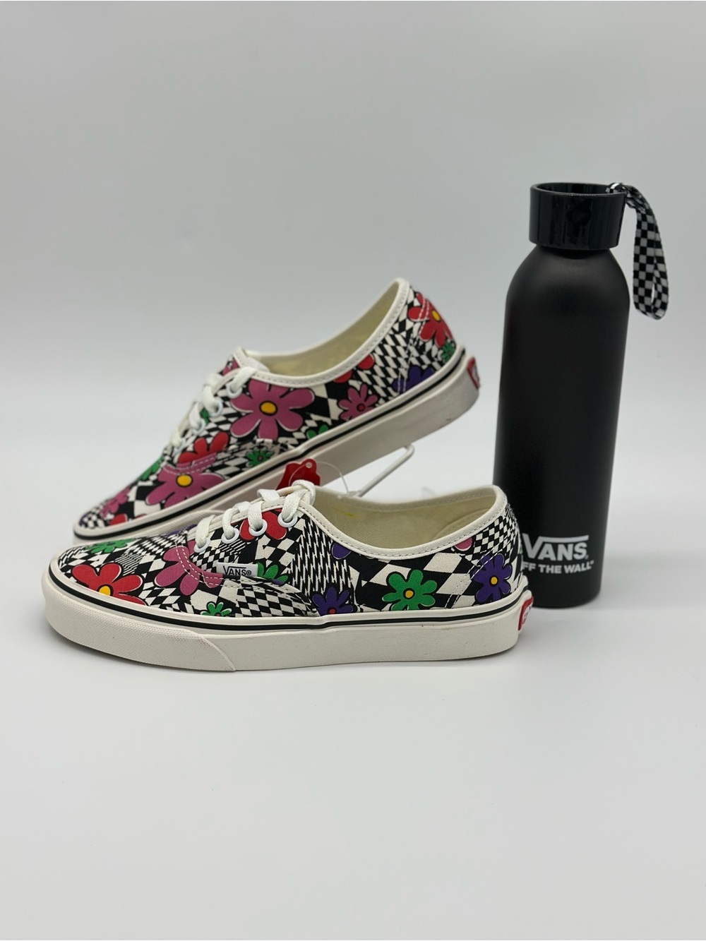 Vans Multicolor Floral Checkerboard Low-Top Sneakers